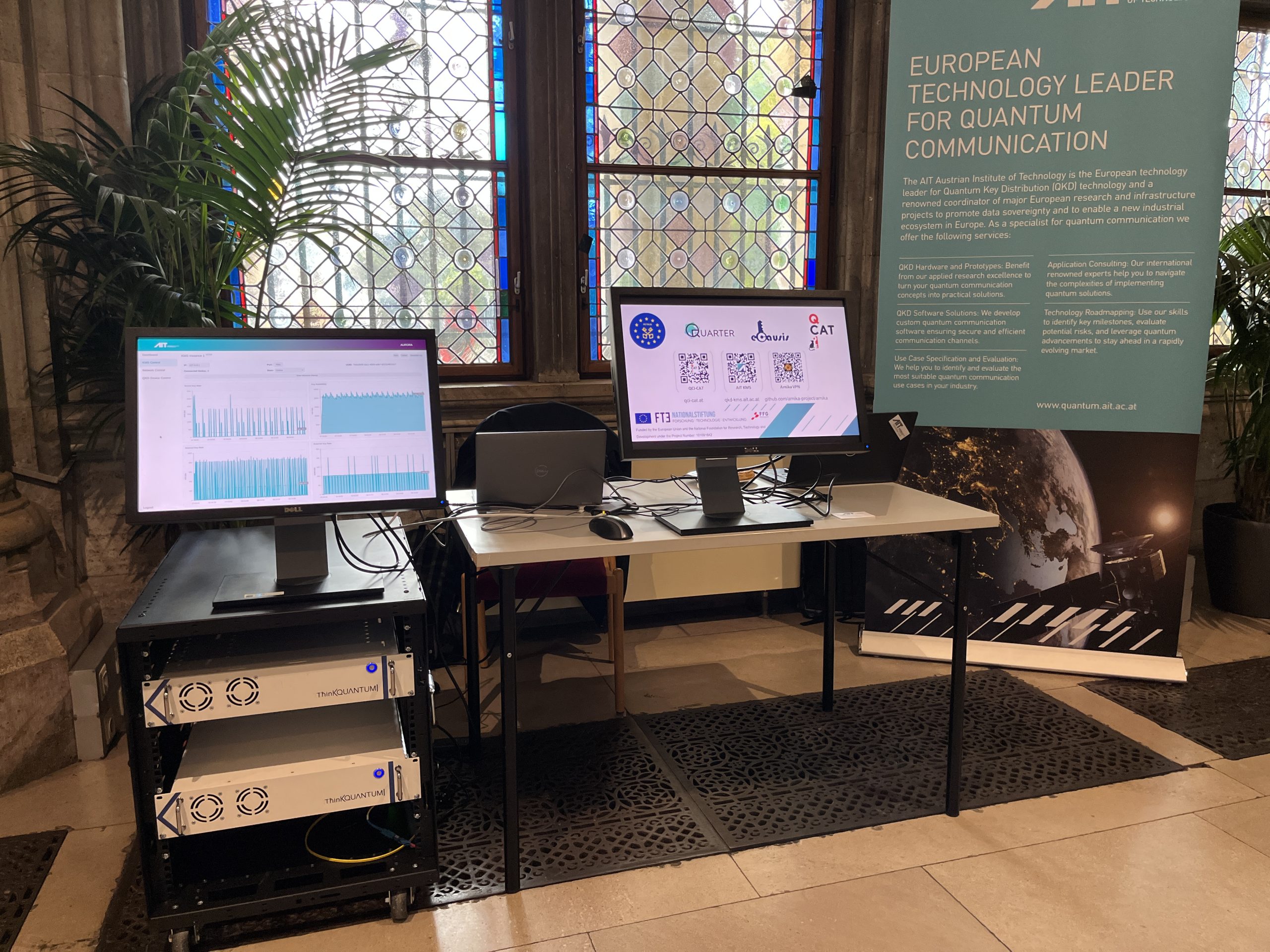 AURORA KMS showcased at Vienna Quantum Tech Days